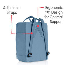Carica l&#39;immagine nel visualizzatore di Gallery, Fjällräven Kånken, Zaino Unisex-Adulto, 27x38x13 Centimeters (W x Blue Ridge