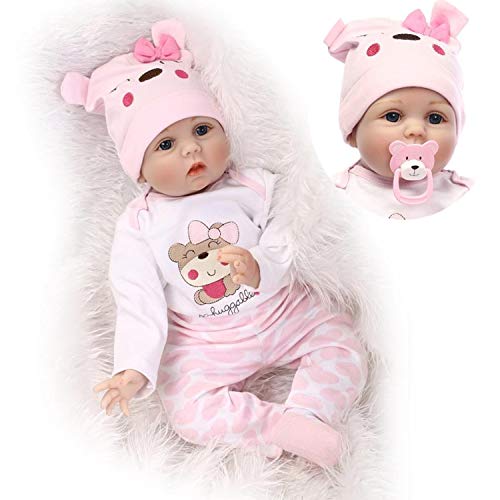 ZIYIUI Realistica 55 cm Bambole Reborn Bambina Bambola Femmina...