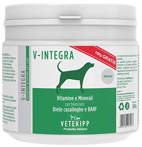 V-Integra Cane Adulto - Mangime Minerale per la Dieta Casalinga del Cane...
