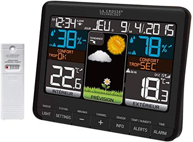La Crosse Technology - WS6825 BLA, Stazione meteorologica, con sensore... - Ilgrandebazar