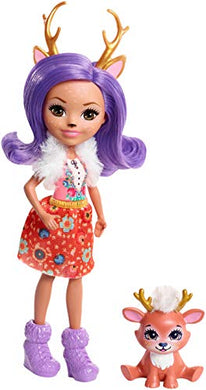 Enchantimals- Bambola Danessa Il Cerbiatto con Amico Cucciolo, Playset per... - Ilgrandebazar