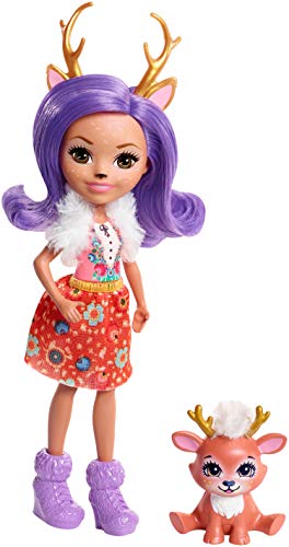 Enchantimals- Bambola Danessa Il Cerbiatto con Amico Cucciolo, Playset per... - Ilgrandebazar