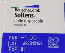 Carica l&#39;immagine nel visualizzatore di Gallery, Bausch&amp;Lomb Soflens Daily disposable 30 lenti a contatto giornaliere (-1.00) - Ilgrandebazar