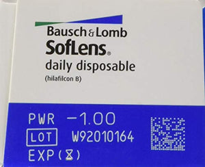 Bausch&Lomb Soflens Daily disposable 30 lenti a contatto giornaliere (-1.00) - Ilgrandebazar