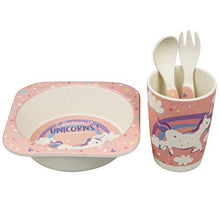 Carica l&#39;immagine nel visualizzatore di Gallery, Lesser &amp; Pavey LP42974 unicorno in bambù eco-friendly 5 pezzi Set da tavola,... - Ilgrandebazar