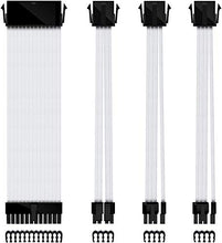 Carica l&#39;immagine nel visualizzatore di Gallery, upHere ttmod Sleeved Cable - Cavo prolunga per NSC30 series, NSC30WT bianca
