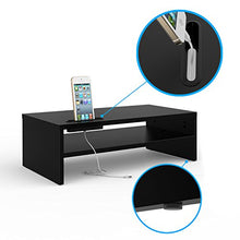 Carica l'immagine nel visualizzatore di Gallery, BONTEC Supporto per Monitor in Legno, da Scrivania con...