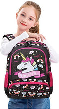 Carica l&#39;immagine nel visualizzatore di Gallery, Meisohua Unicorno Zaino Scuola Elementare Impermeabile Zaini 1marrone Scuro