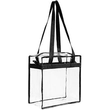 Carica l'immagine nel visualizzatore di Gallery, Eono by Amazon - Borsa Tote Trasparente Omologata per lo Stadio,