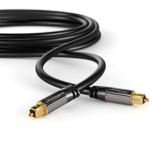 Carica l&#39;immagine nel visualizzatore di Gallery, KabelDirekt 1m Cavo TOSLINK, (Ottico Audio Digitale, Connettore TOSLINK 1 m