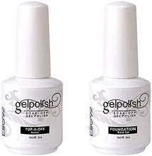 Carica l&#39;immagine nel visualizzatore di Gallery, Elite99 Smalto Semipermente per Unghie in Gel UV LED Base e Top coat Semipermanente 2pzs Kit per Manicure Smalti Gel per Unghie Soak Off 15ml