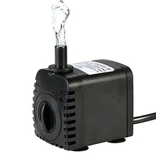 Carica l'immagine nel visualizzatore di Gallery, Decdeal 600L/H 8W Pompa ad Acqua Sommergibile per Acquario Fontane da Tavolo...
