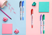 Carica l&#39;immagine nel visualizzatore di Gallery, 5 Pennarelli per Lavagnette – Doppia Punta, Media e Fine – Subito Asciutti,... - Ilgrandebazar