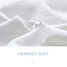 Carica l&#39;immagine nel visualizzatore di Gallery, Tusuzik Piume Foglia Anello Regolabile Aperto in Argento Sterling 925,... - Ilgrandebazar