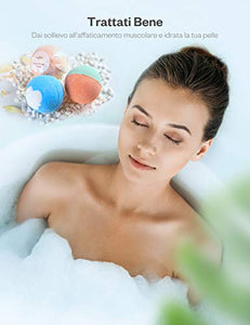 Anjou Bombe da Bagno 14 Pezzi con Oli Essenziali Naturali, Set da... - Ilgrandebazar