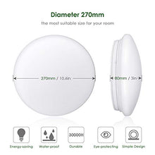 Carica l&#39;immagine nel visualizzatore di Gallery, Albrillo Plafoniera LED Soffitto - 18W Lampada da Bianco Neutro - Ilgrandebazar