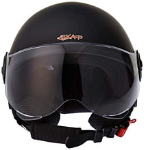 Carica l&#39;immagine nel visualizzatore di Gallery, Casco demi jet SKA-P 1WH WOLLI Nero gommato, M
