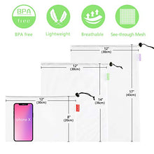 Carica l'immagine nel visualizzatore di Gallery, Eono by Amazon - Sacchetti Riutilizzabili in Rete 12 Pcs (3l+6m+3s)