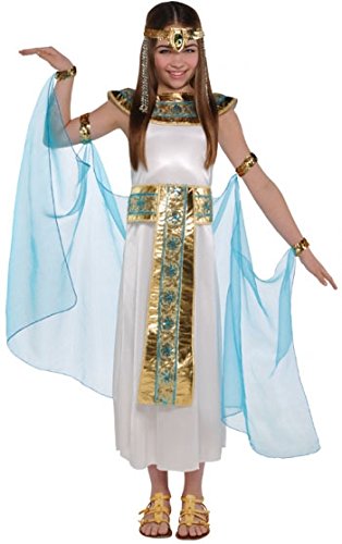 Amscan International-Costume da Cleopatra Età 10-12 Anni, Ivory - Ilgrandebazar
