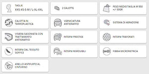 CGM Casco demi jet 107A FLORENCE MONO Nero opaco sagomata, M
