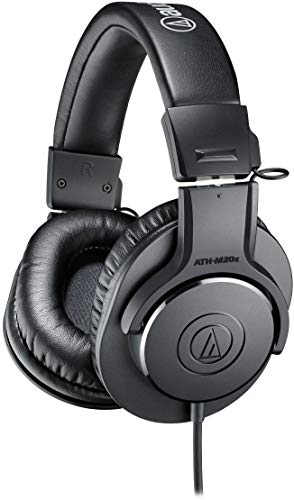 Audio Technica Pro ATH-M20X Cuffie Monitor Professionali, Nero - Ilgrandebazar