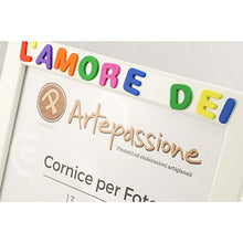 Carica l&#39;immagine nel visualizzatore di Gallery, Cornici per foto in legno con la scritta L&#39;Amore Dei Nonni, da appoggiare o... - Ilgrandebazar