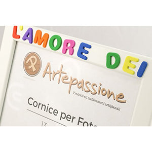 Cornici per foto in legno con la scritta L'Amore Dei Nonni, da appoggiare o... - Ilgrandebazar