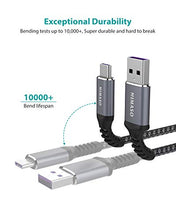 Carica l'immagine nel visualizzatore di Gallery, Nimaso Huawei Cavo USB C 5A[2Pezzi/2M+2M], Type-C 2M+2M, Grigio