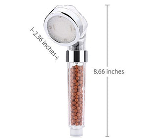 Amison - Soffione doccia a LED, cambia colore, a risparmio idrico, 7 colori,... - Ilgrandebazar