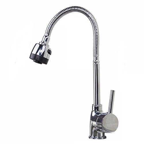 Catalpa Blume Rubinetto miscelatore da cucina, girevole a 360°, rubinetto... - Ilgrandebazar