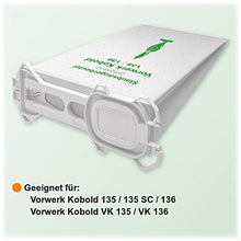 Carica l&#39;immagine nel visualizzatore di Gallery, 18 Sacchetti per aspirapolvere compatibili con Vorwerk Kobold 135, 136,... - Ilgrandebazar