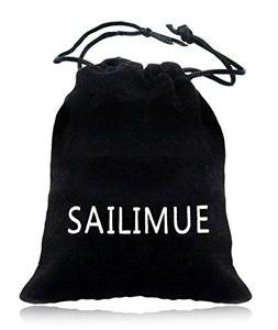 Sailimue Acciaio inossidabile magnetico Orecchini Stud per uomo donna unisex...