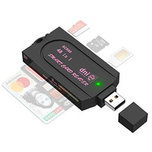 Carica l'immagine nel visualizzatore di Gallery, innOrca Lettore di Schede Multifunzione, Smart Card USB/CAC...