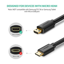 Carica l&#39;immagine nel visualizzatore di Gallery, UGREEN Cavo Micro HDMI a 3D 4K con Ethernet e Canali di Ritorno Audio 3M