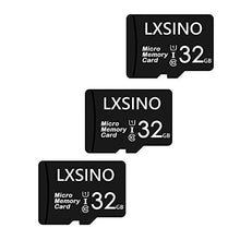 Carica l&#39;immagine nel visualizzatore di Gallery, LXSINO - Scheda di memoria micro SD da 32 GB, classe 10 U1 con 3 x 32 GB.