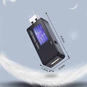 AMANKA Digitale USB QC3.0 Tester Multimetro 3V-30V 0-5.1A Display Tester...