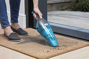 BLACK+DECKER WDC215WA-QW Aspiratore Ricaricabile solidi e 7,2V, Grigio/Azzuro - Ilgrandebazar