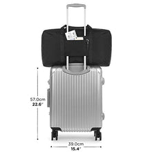 Carica l'immagine nel visualizzatore di Gallery, GAGAKU 45L Ultra-leggero Borsone da Viaggio Pieghevole Borsoni 45l Nero