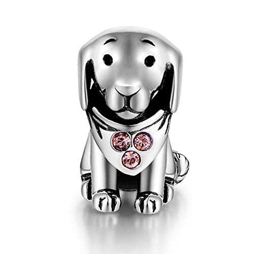Charms Cane Bead Da Donna Argento Sterling 925 Con Cristallo Swarovski... - Ilgrandebazar