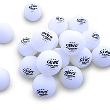 Carica l'immagine nel visualizzatore di Gallery, GEWO 3-Stern Tischtennisball Im Handlichen 12er Pack, Palla da 40 mm, bianco