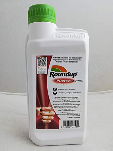 MONSANTO ROUNDUP Power 2.0 diserbante sistemico Glifosate acido 0,5 LITRI...