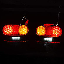 Carica l'immagine nel visualizzatore di Gallery, ETUKER 2PCS Rimorchio LED Fanali Posteriori, 12V Impermeabile Universale