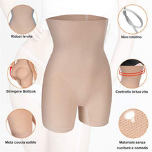 Carica l&#39;immagine nel visualizzatore di Gallery, Chumian Intimo Modellante da Donna Mutande Contenitive a Vita Alta M-L, Beige - Ilgrandebazar