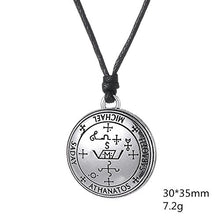 Carica l&#39;immagine nel visualizzatore di Gallery, fishhook Gancio Chiave di Salomone Il Sigil dell&#39; Arcangelo Michele amuleto...