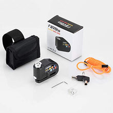 Carica l&#39;immagine nel visualizzatore di Gallery, Favoto Lucchetto Antifurto Moto Bloccadisco con Allarme Sonoro 110dB... - Ilgrandebazar