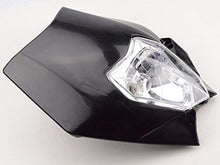 Carica l&#39;immagine nel visualizzatore di Gallery, GOOFIT Faro Moto Enduro, 12V S2 35W Universale Omologatio Supplementari Nero - Ilgrandebazar