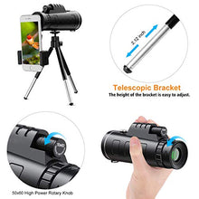 Carica l&#39;immagine nel visualizzatore di Gallery, Telescopio Monoculare,50x60 HD BAK4 monocular telescope professionale...