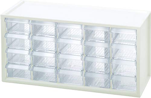 livinbox 20 Cassettiera Cassetti Portaoggetti 20 Cassetti, Bianco - Ilgrandebazar