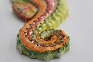Cavalluccio marino in ceramica dipinto a mano - Ilgrandebazar