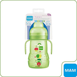 MAM Babyartikel, Biberon/tazza antigoccia, verde, Verde (grün) - Ilgrandebazar
